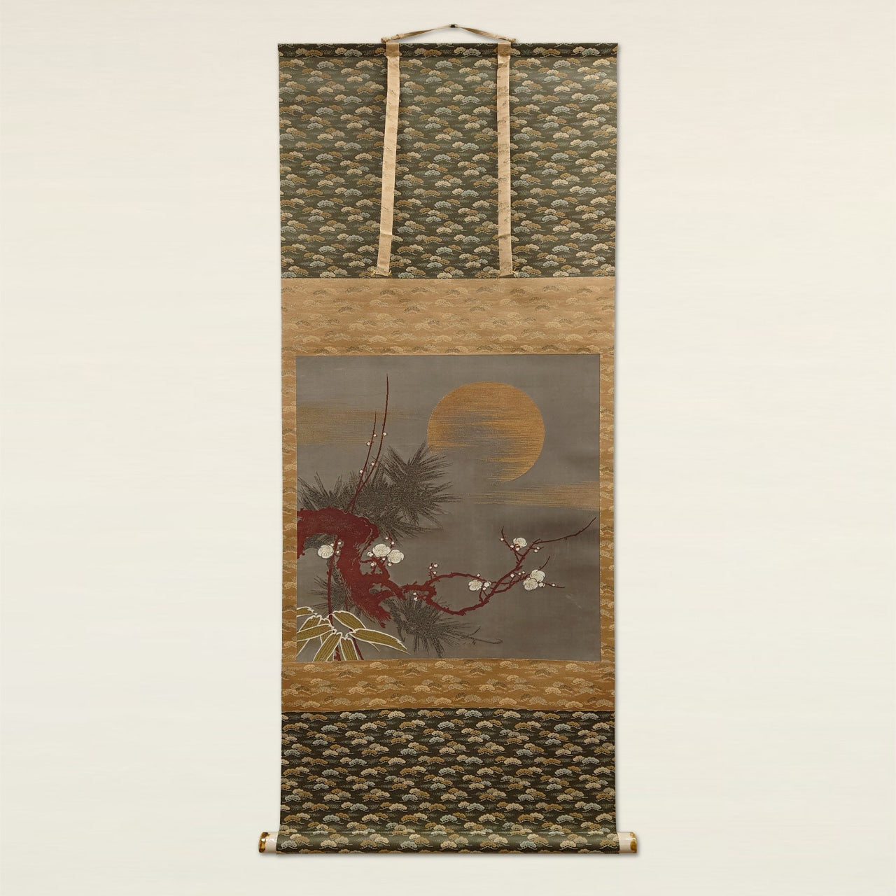 松竹梅図　Pine, Bamboo and Plum