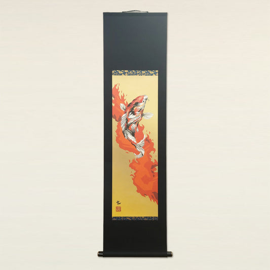 昇り鯉　Rising Carp