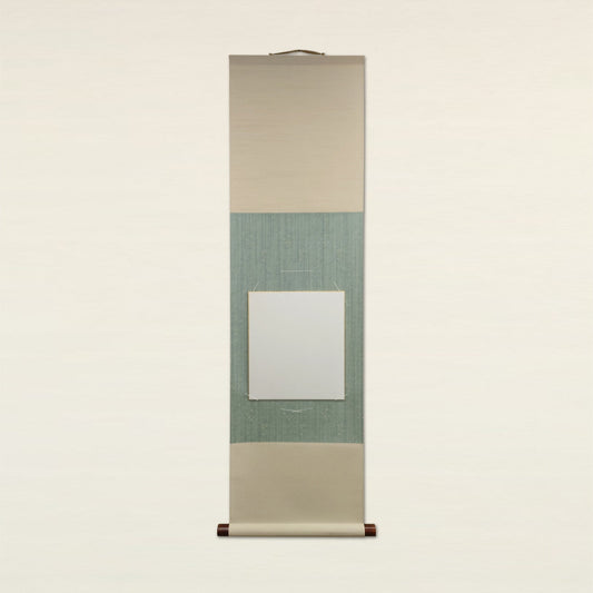 色紙・短冊掛け 浅葱×グレージュ　Japanese Art Board Scroll Hanger