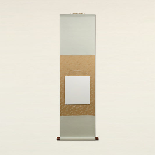 色紙・短冊掛け ブラウン×グレー　Japanese Art Board Scroll Hanger