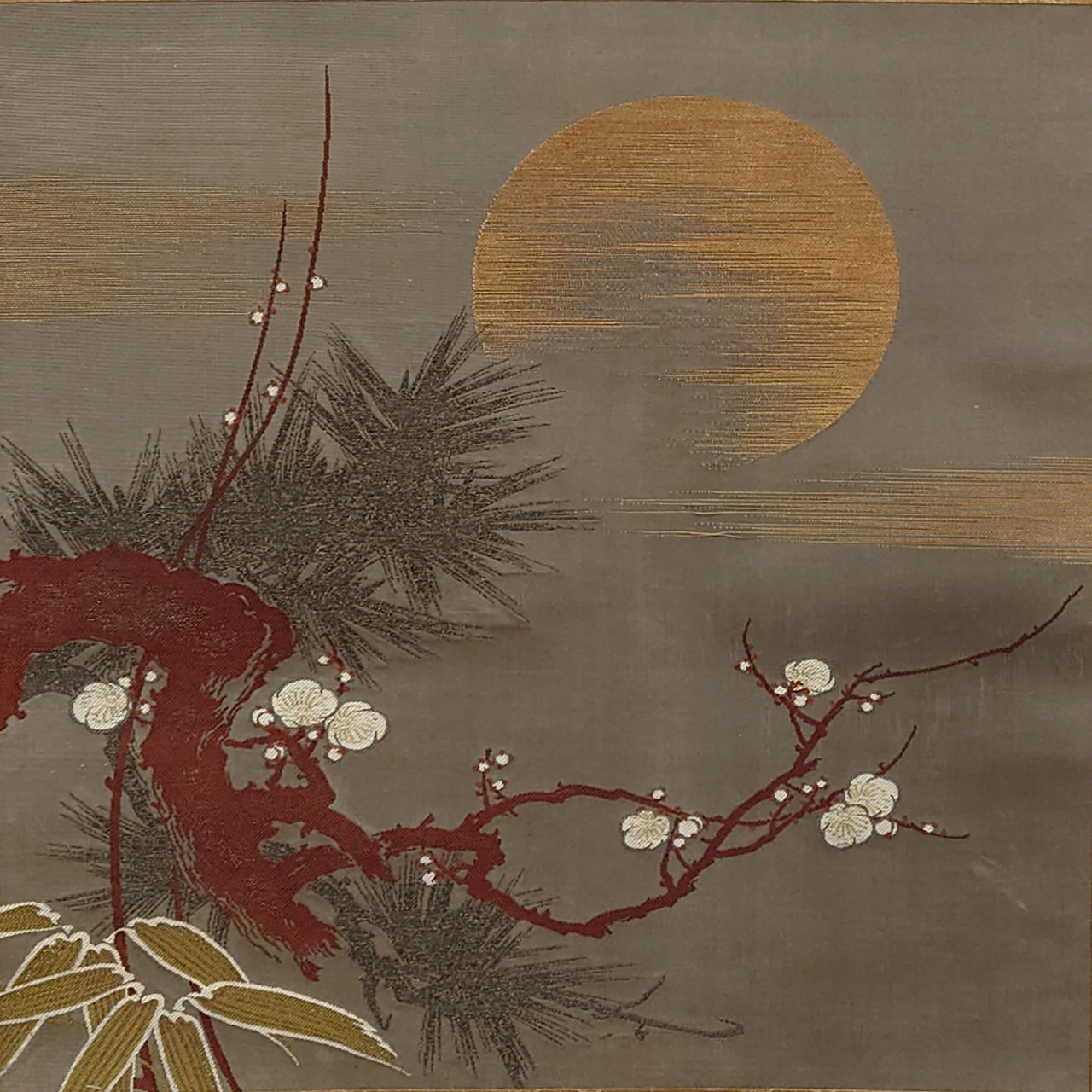 松竹梅図　Pine, Bamboo and Plum