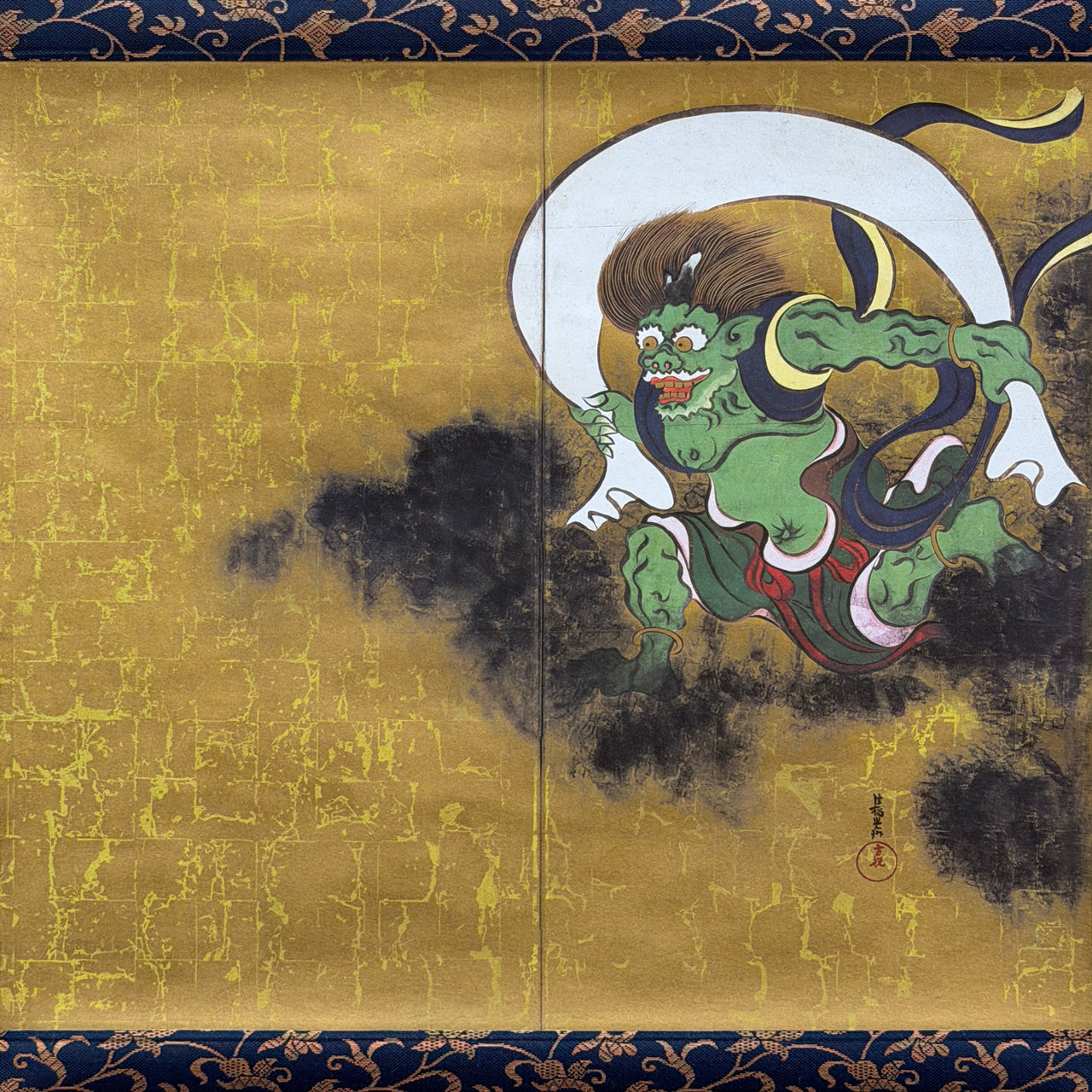 風神雷神図（対幅）/ Wind God and Thunder God (Pair of Scrolls)