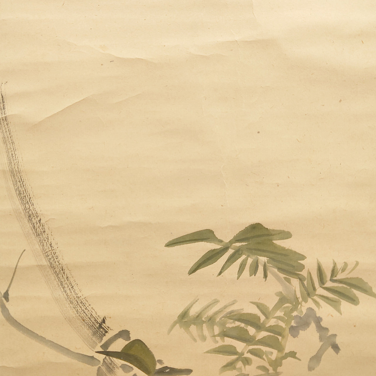 藤花弁海老（対幅） / Wisteria and Spiny Lobster (Pair of Scrolls)