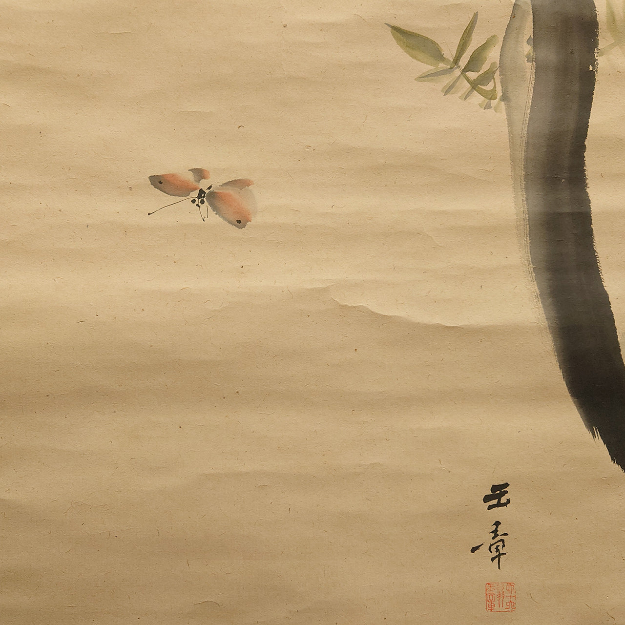 藤花弁海老（対幅） / Wisteria and Spiny Lobster (Pair of Scrolls)