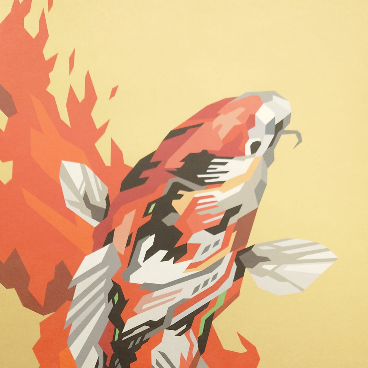 昇り鯉　Rising Carp