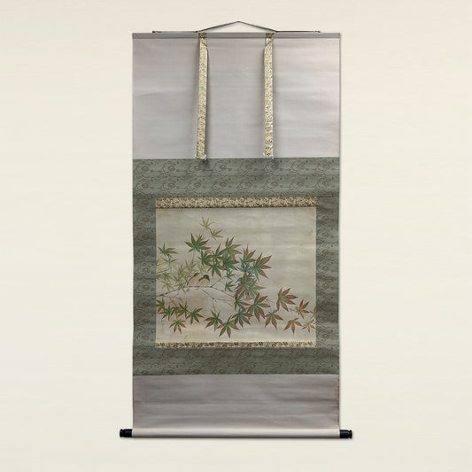 紅葉に小鳥 / Autumn Maples and Small Birds