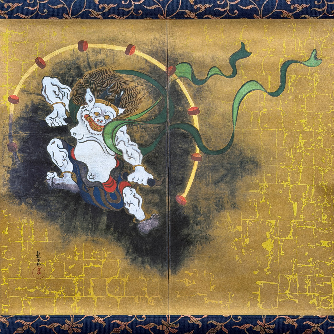 風神雷神図（対幅）/ Wind God and Thunder God (Pair of Scrolls)