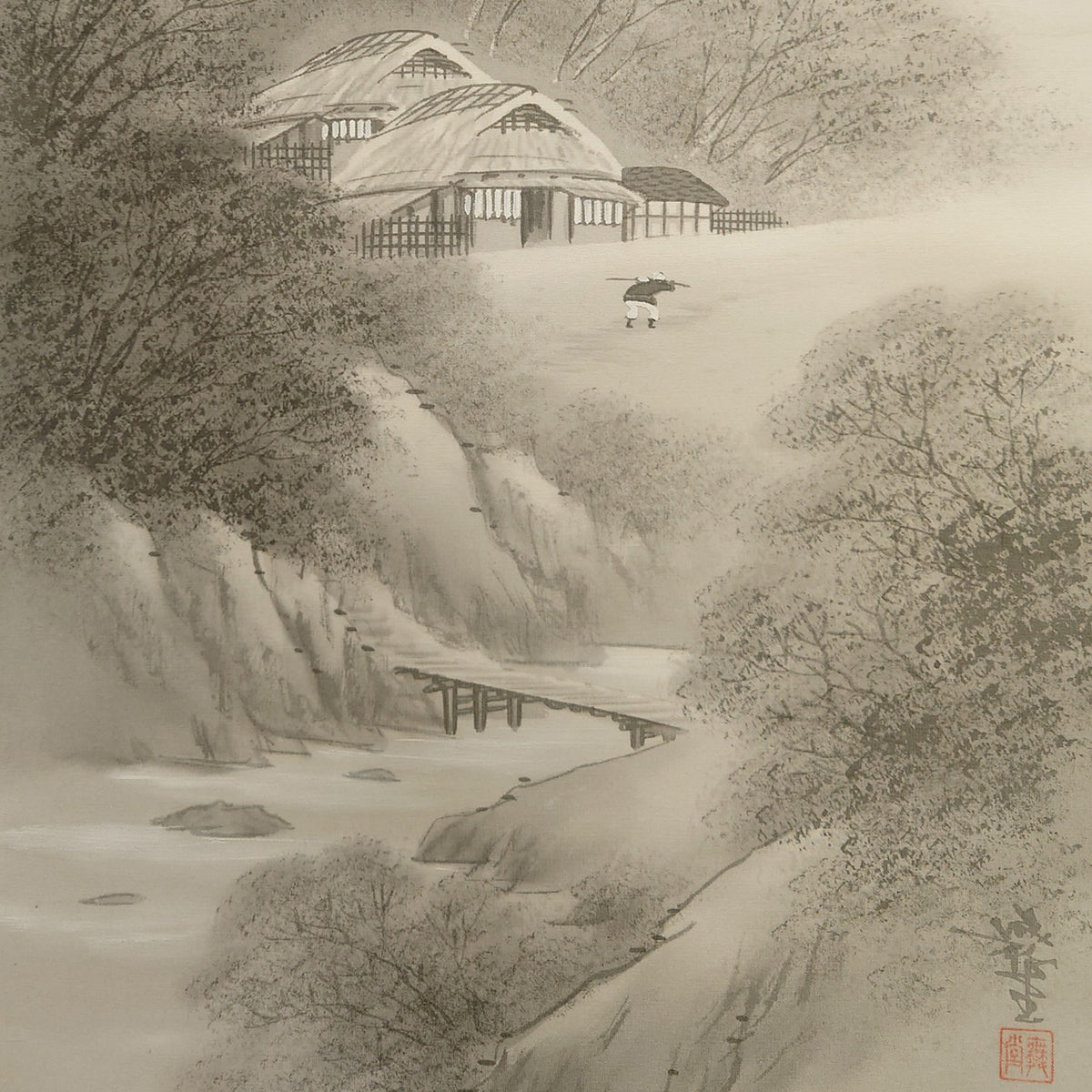 水墨山水 / Ink Monochrome Landscape