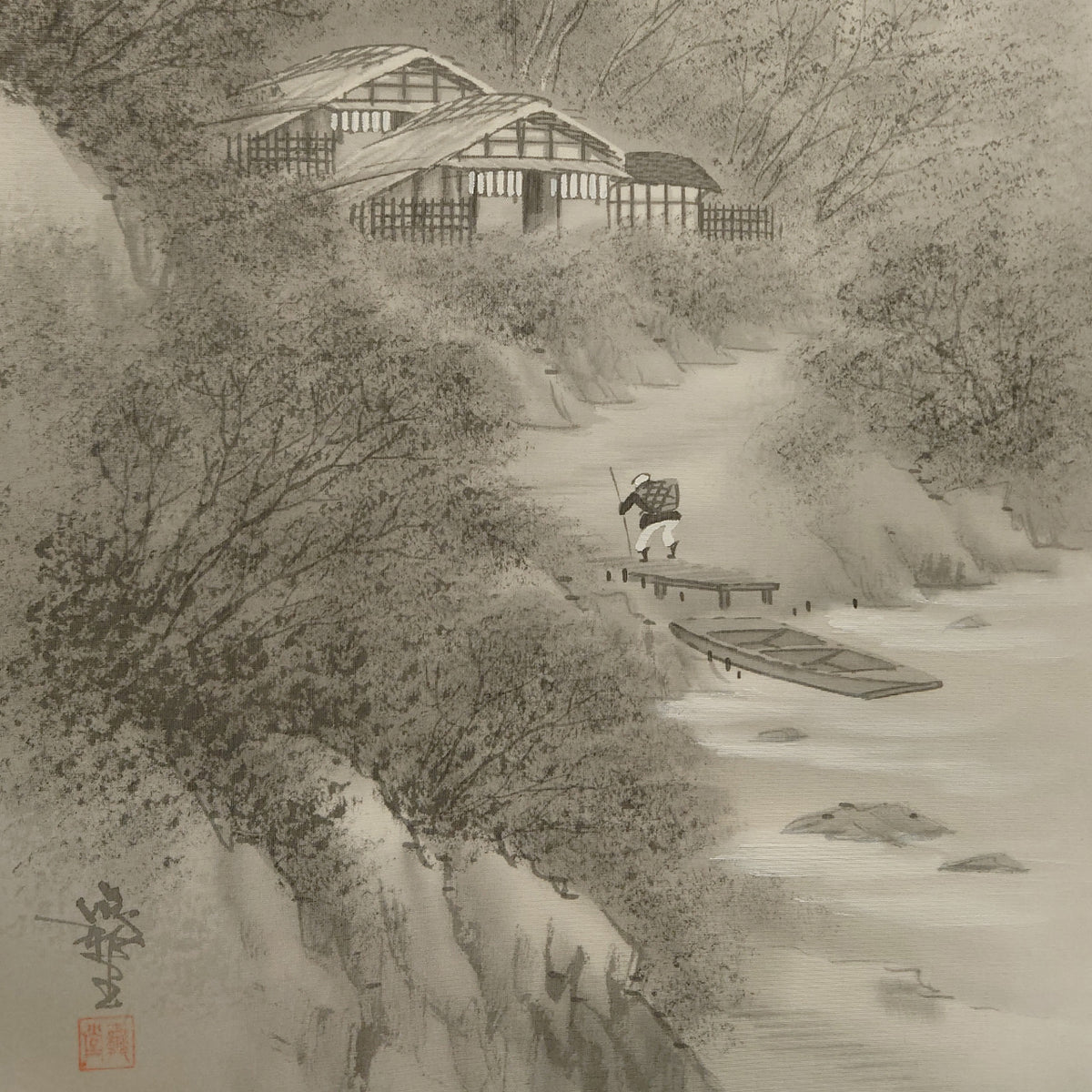 水墨山水 / Ink Monochrome Landscape