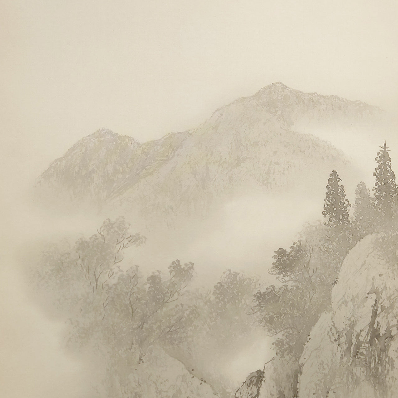 水墨山水 / Ink Monochrome Landscape / 唐沢玄堂 KARASAWA Gendō