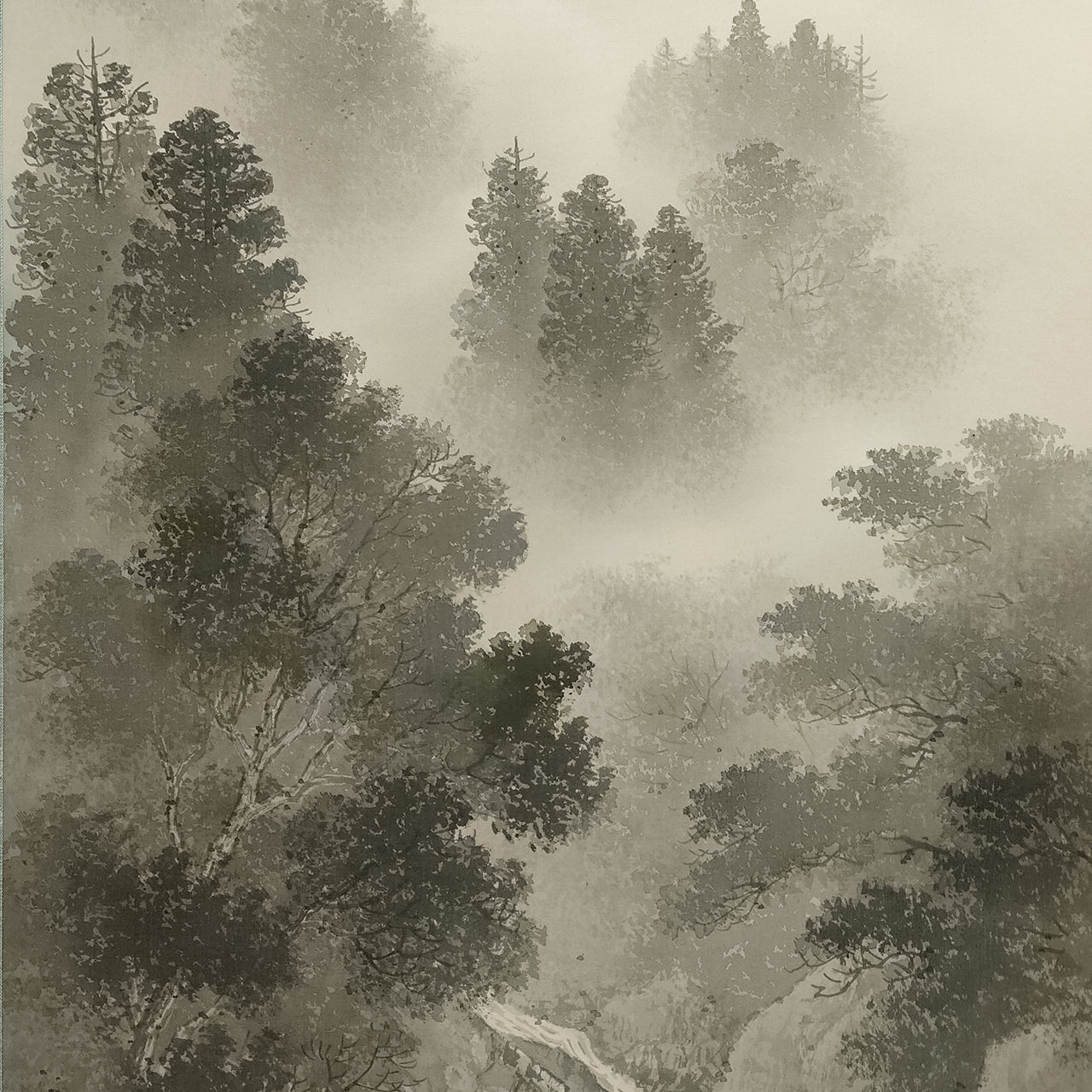 水墨山水 / Ink Monochrome Landscape / 唐沢玄堂 KARASAWA Gendō