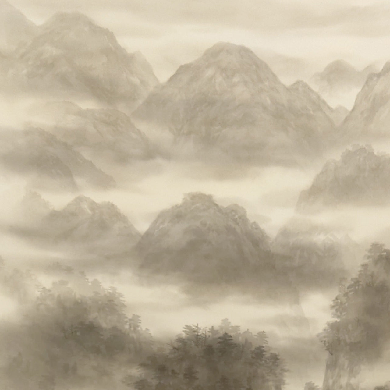 水墨山水 / Ink Monochrome Landscape / 鈴木武夫 SUZUKI Takeo