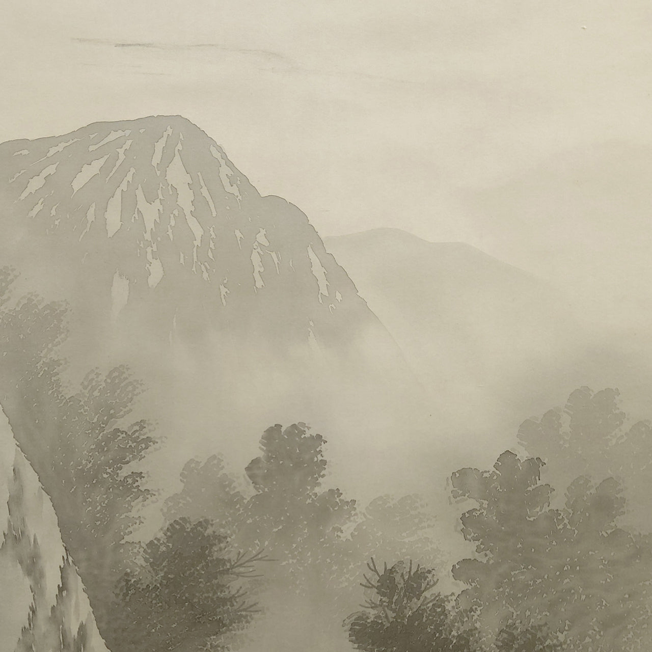 水墨山水 / Ink Monochrome Landscape / 山岡銑夫 YAMAOKA Kaneo