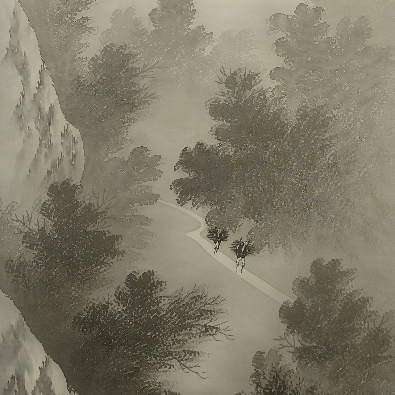 水墨山水 / Ink Monochrome Landscape / 山岡銑夫 YAMAOKA Kaneo