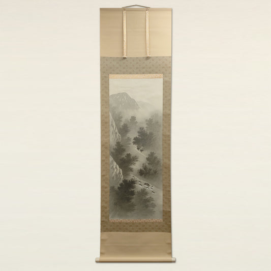 水墨山水 / Ink Monochrome Landscape / 山岡銑夫 YAMAOKA Kaneo