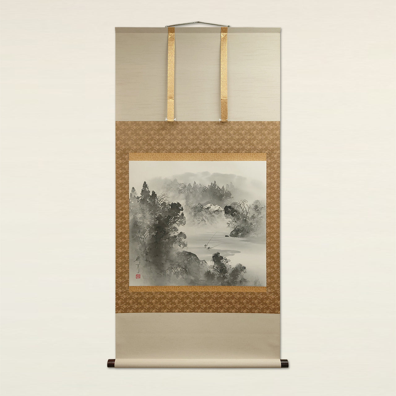 水墨山水 / Ink Monochrome Landscape / 中沢樹芳 NAKAZAWA Juhō