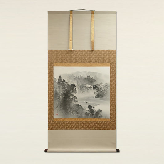 水墨山水 / Ink Monochrome Landscape / 中沢樹芳 NAKAZAWA Juhō