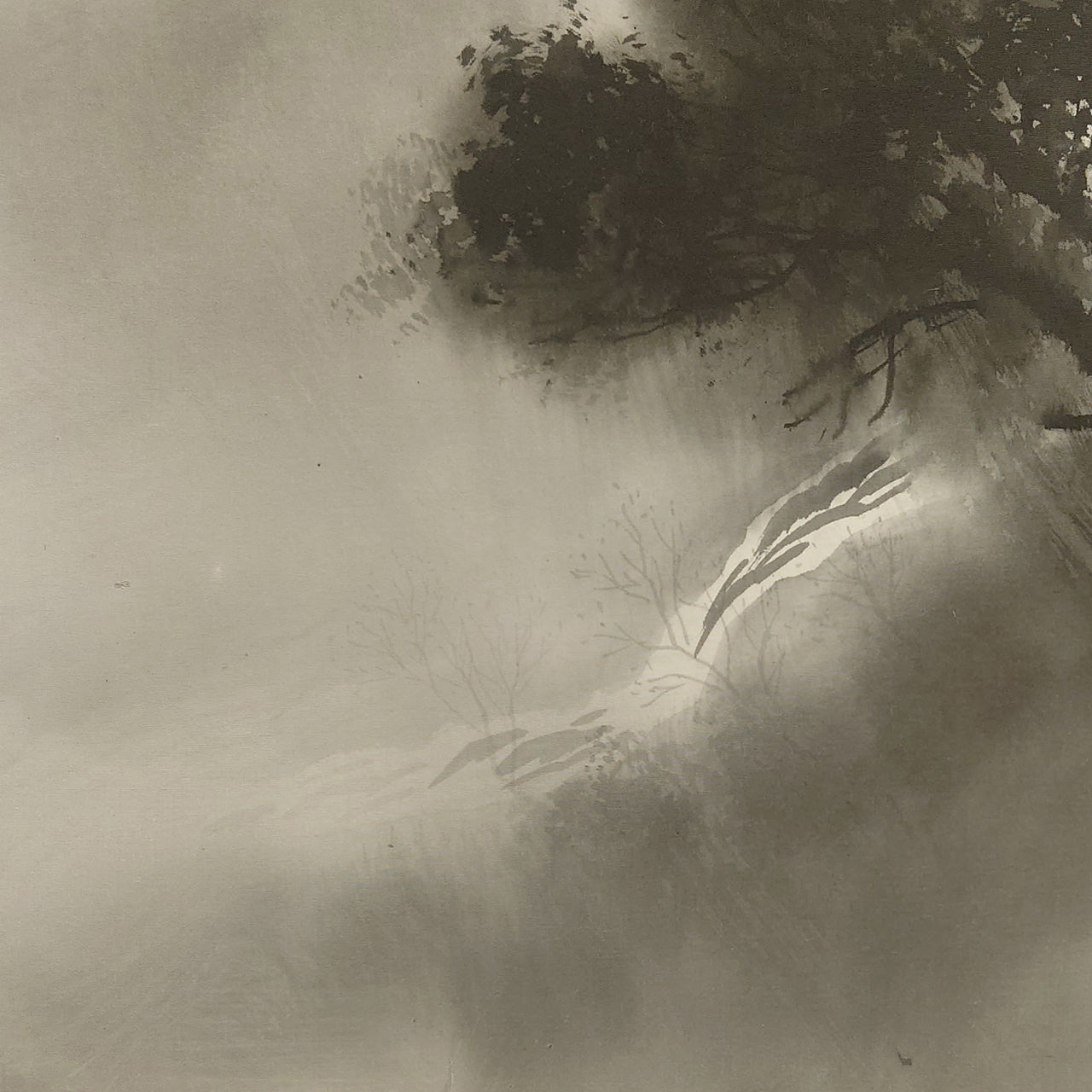 水墨山水 / Ink Monochrome Landscape / 紺野苔青 KONNO Taisei