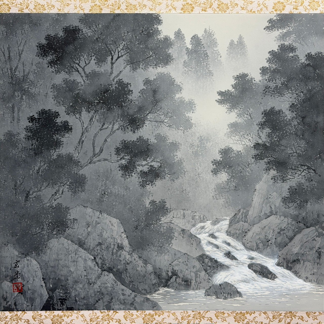 水墨山水 / Ink Monochrome Landscape / 唐沢玄堂 KARASAWA Gendō