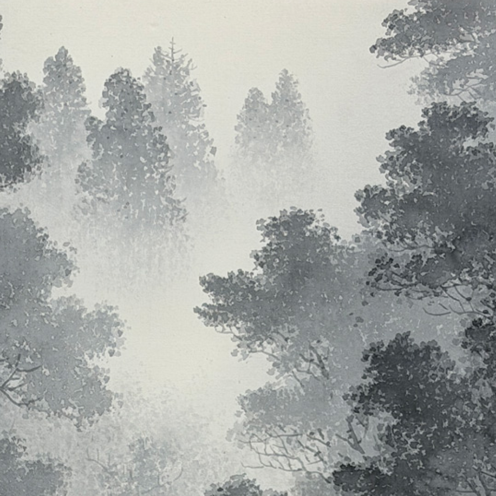水墨山水 / Ink Monochrome Landscape / 唐沢玄堂 KARASAWA Gendō