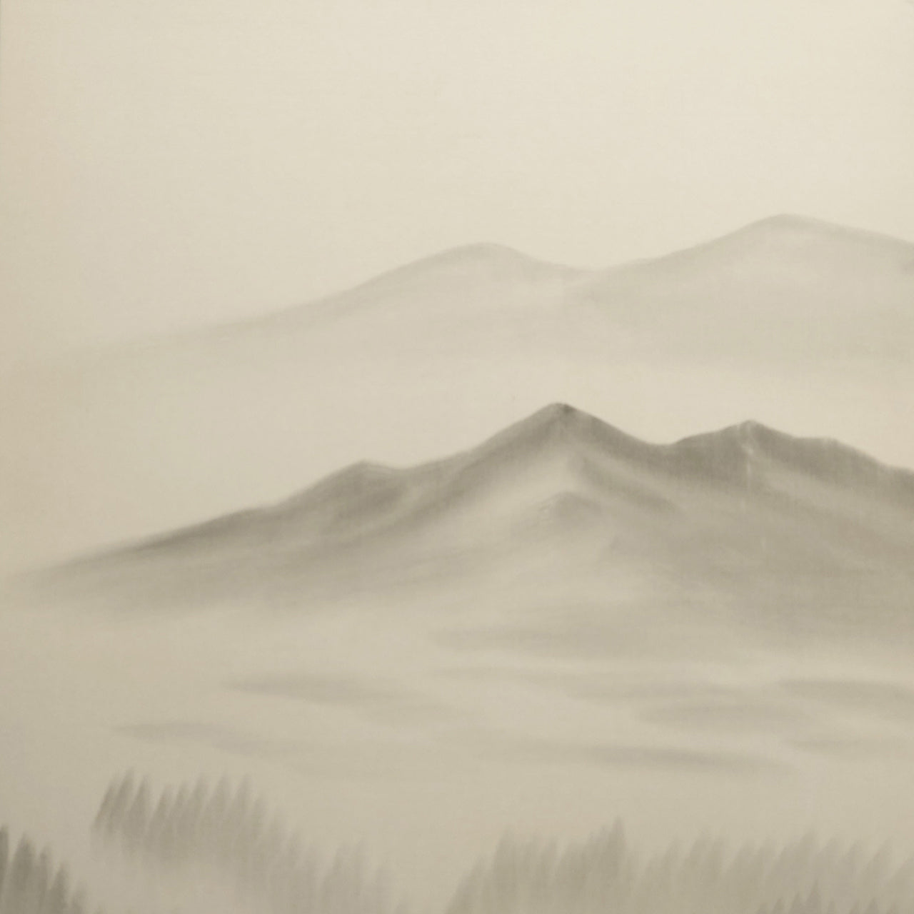 水墨山水 / Ink Monochrome Landscape / 石川拓川 ISHIKAWA Takusen