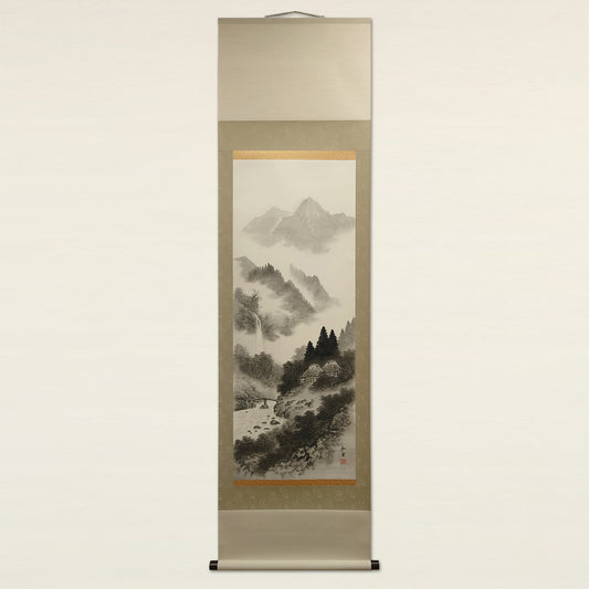 水墨山水 / Ink Monochrome Landscape / 田中松甫 TANAKA Shōho