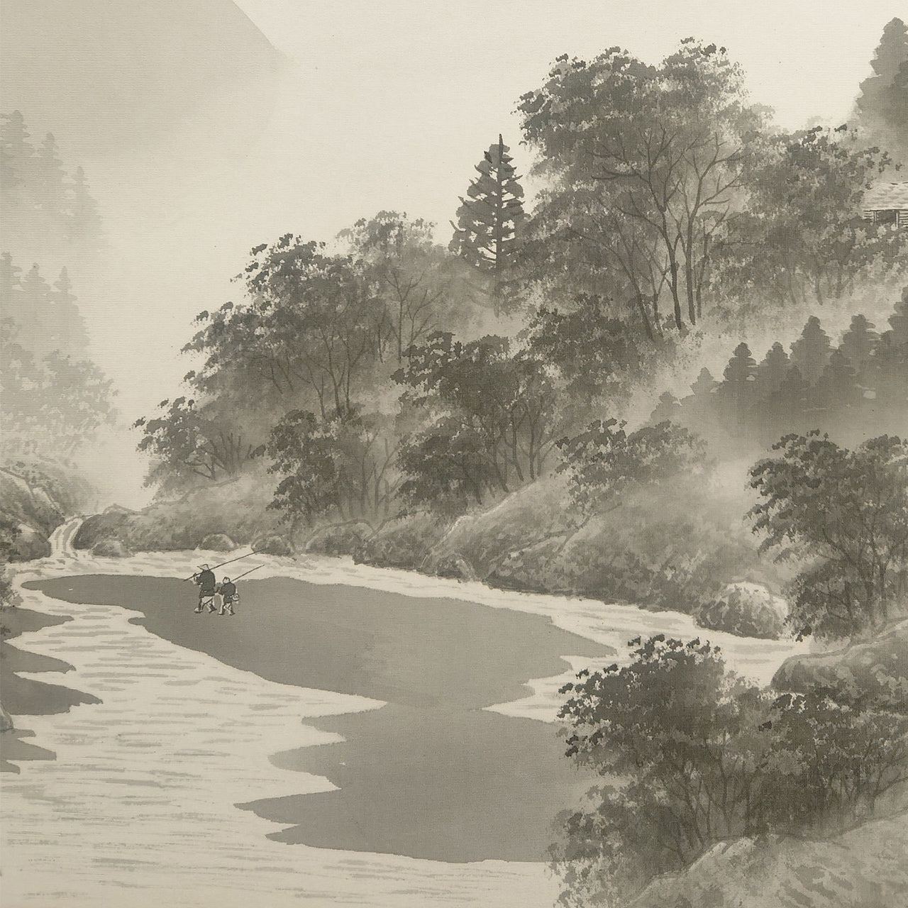 水墨山水 / Ink Monochrome Landscape / 田中松甫 TANAKA Shōho