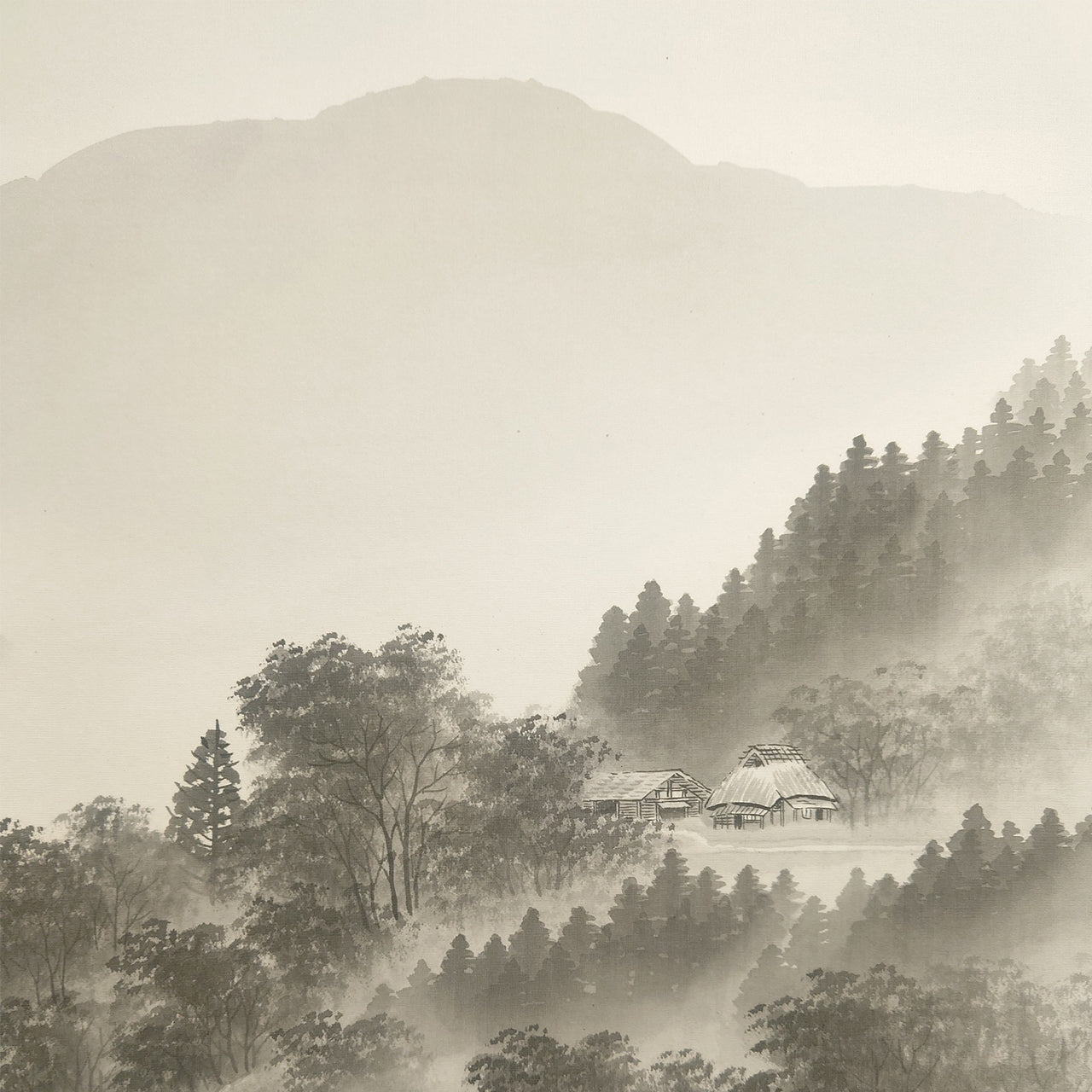水墨山水 / Ink Monochrome Landscape / 田中松甫 TANAKA Shōho