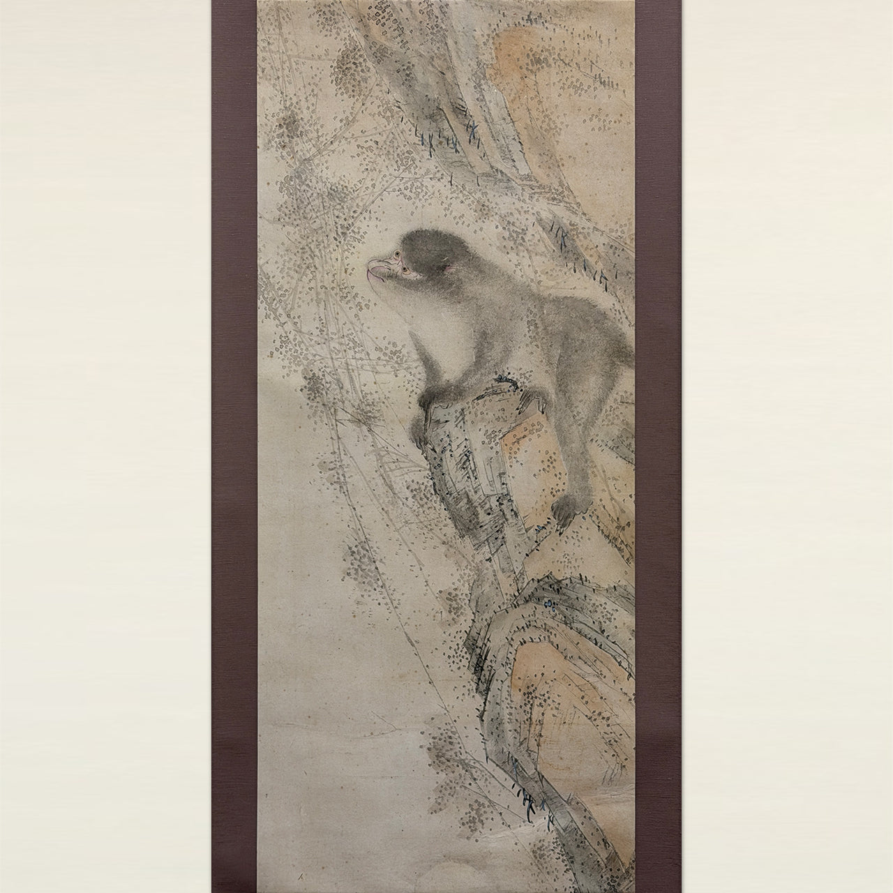 猿図 / Monkey on a Cliff