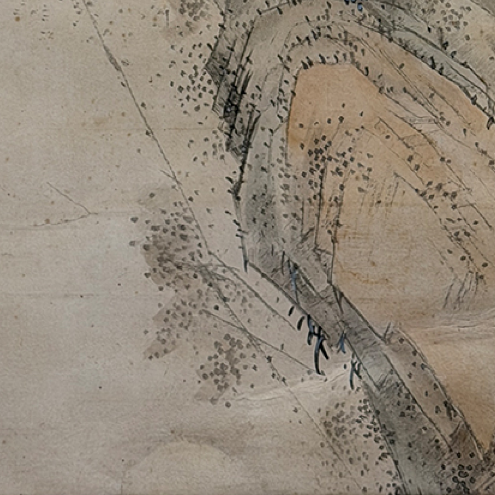 猿図 / Monkey on a Cliff