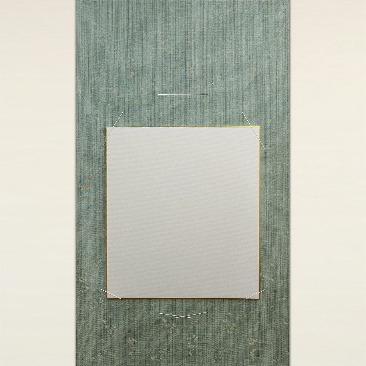 色紙・短冊掛け 浅葱×グレージュ　Japanese Art Board Scroll Hanger
