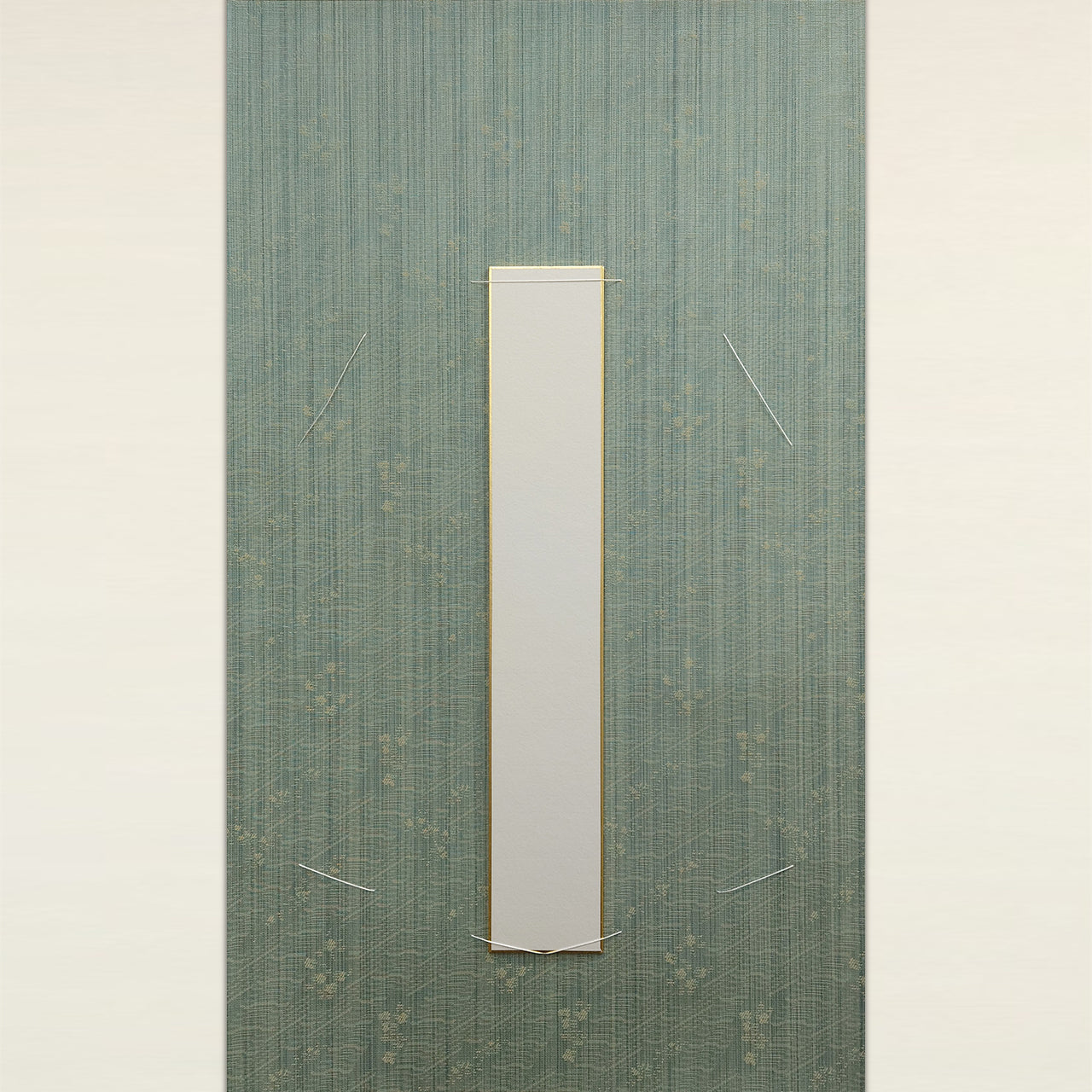 色紙・短冊掛け 浅葱×グレージュ　Japanese Art Board Scroll Hanger