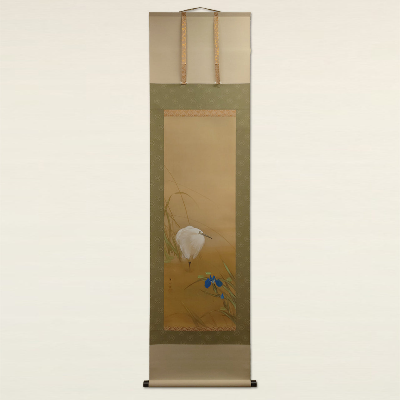 白鷺に杜若 / Heron and Iris