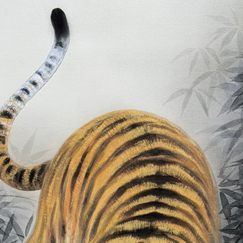 猛虎図 / Ferocious Tiger