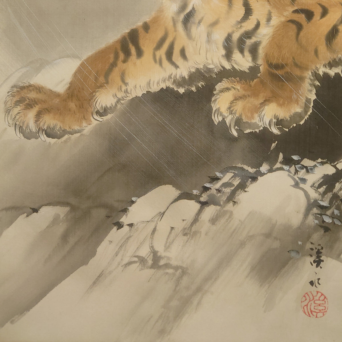 雪中猛虎図 / Tiger in Snowstorm